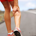 A runner with a calf problem or other sports injury